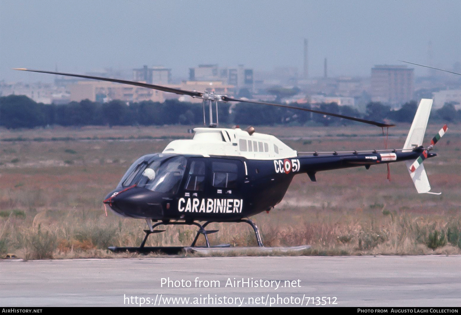 Aircraft Photo of MM80929 | Agusta AB-206A-1 JetRanger | Italy - Carabinieri | AirHistory.net #713512