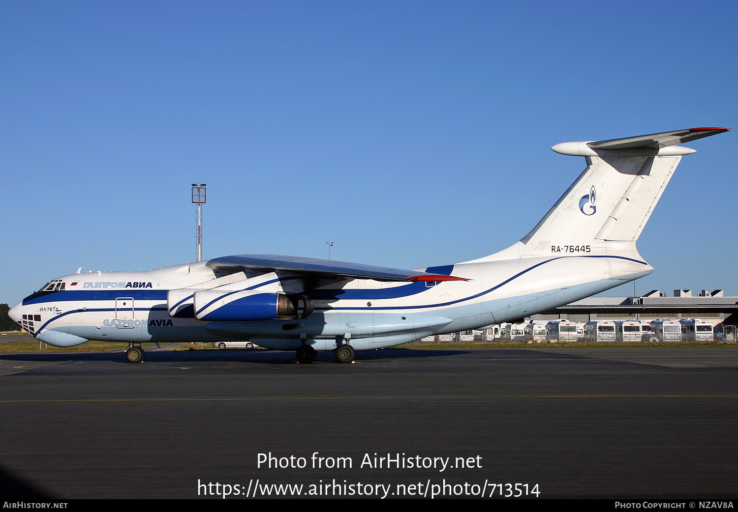 Aircraft Photo of RA-76445 | Ilyushin Il-76TD | Gazpromavia | AirHistory.net #713514