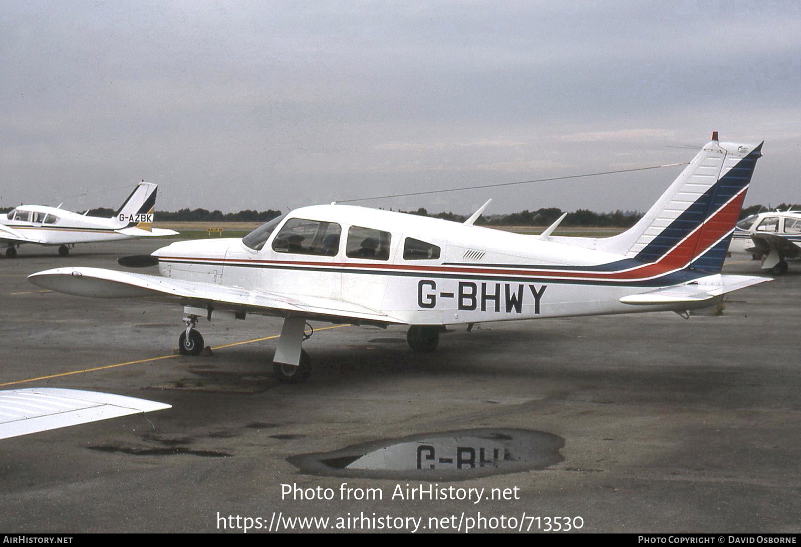 Aircraft Photo of G-BHWY | Piper PA-28R-200 Cherokee Arrow II | AirHistory.net #713530