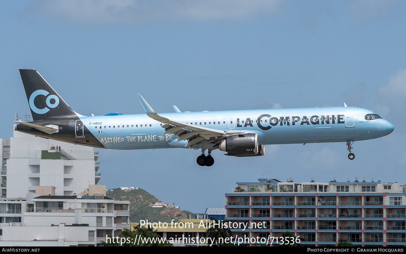 Aircraft Photo of F-HBUZ | Airbus A321-251NX | La Compagnie | AirHistory.net #713536