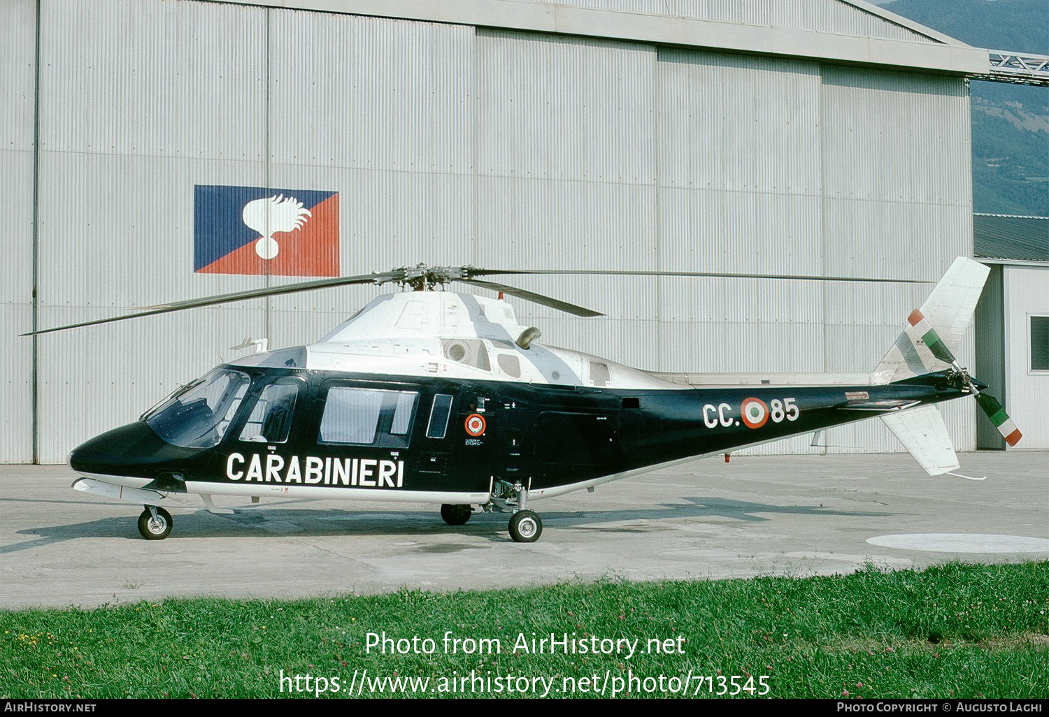 Aircraft Photo of MM81102 | Agusta A-109A | Italy - Carabinieri | AirHistory.net #713545