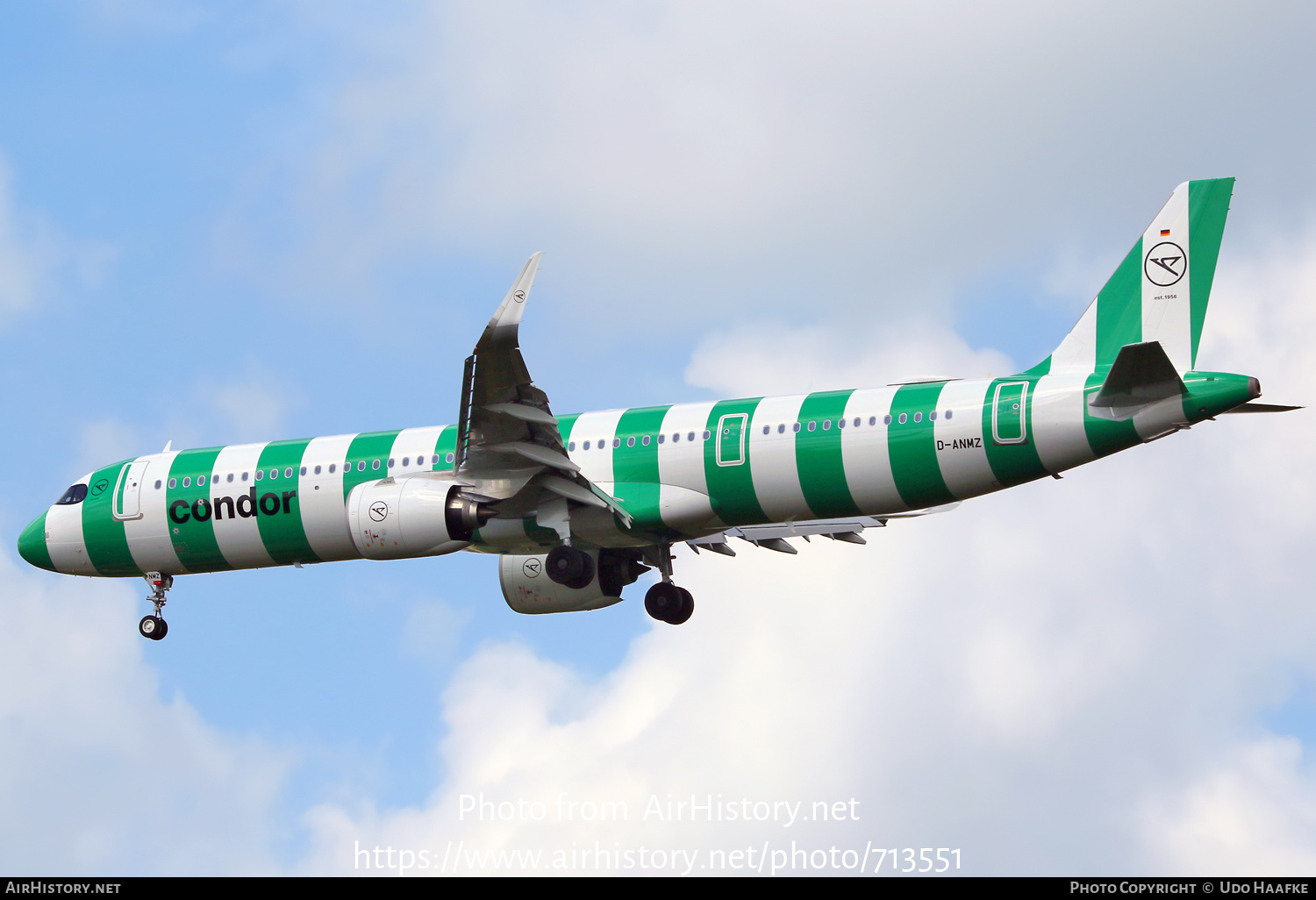 Aircraft Photo of D-ANMZ | Airbus A321-271NX | Condor Flugdienst | AirHistory.net #713551