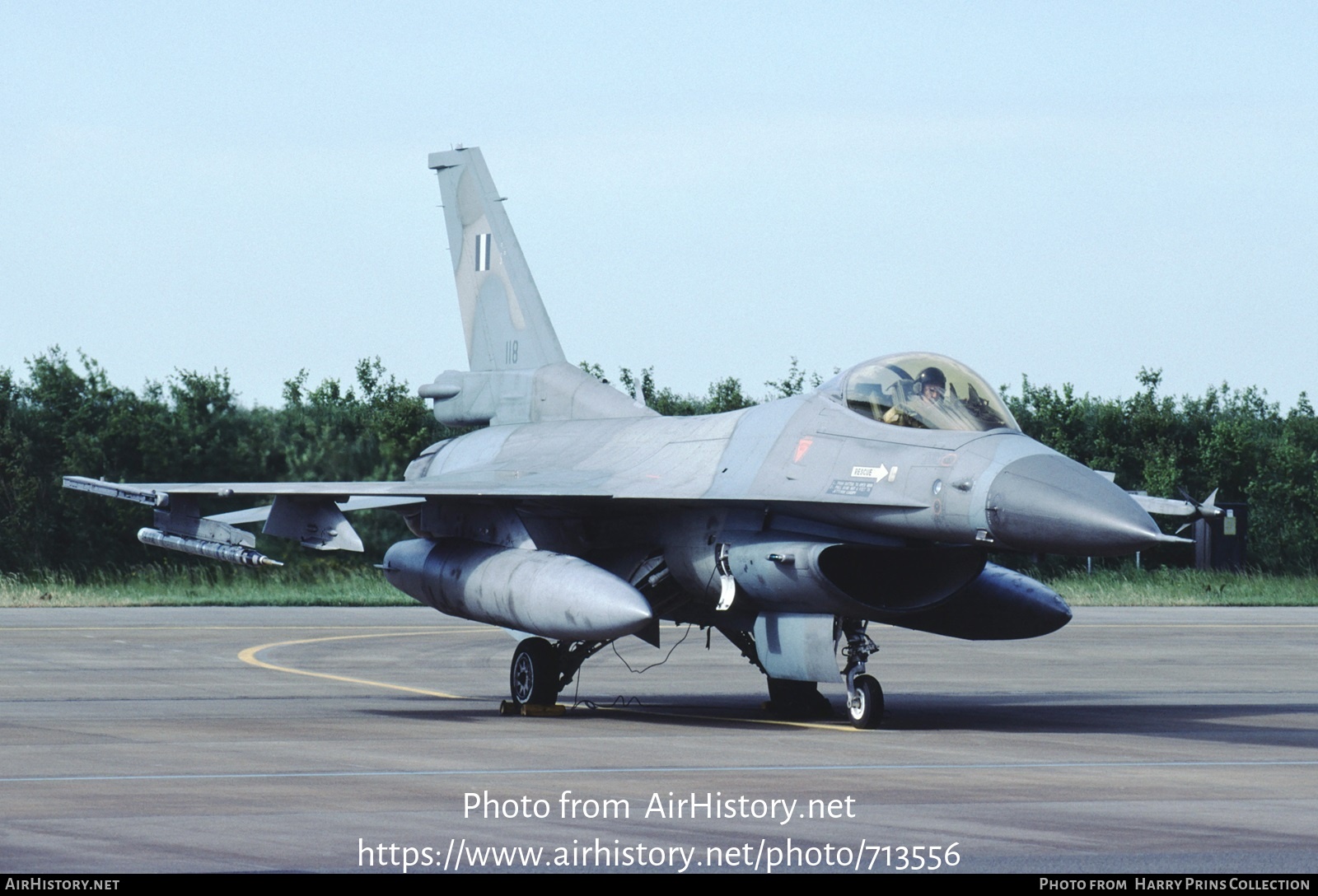 Aircraft Photo of 118 | General Dynamics F-16C Fighting Falcon | Greece - Air Force | AirHistory.net #713556