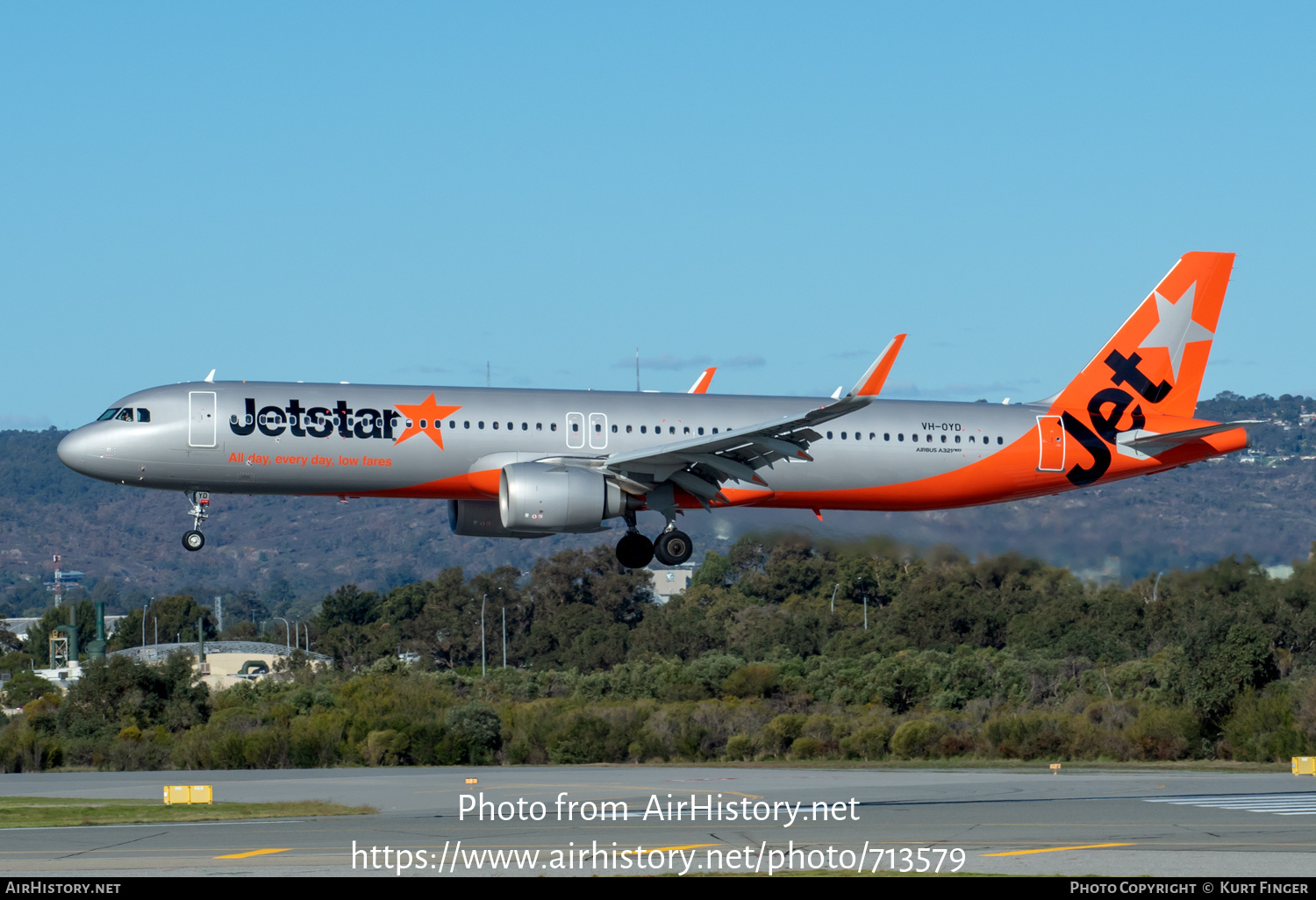 Aircraft Photo of VH-OYD | Airbus A321-251NX | Jetstar Airways | AirHistory.net #713579