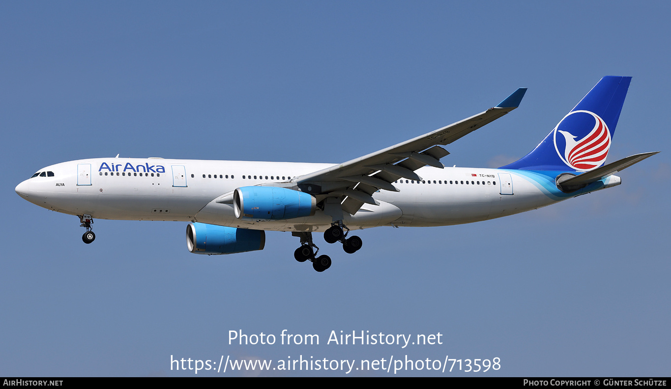 Aircraft Photo of TC-NYB | Airbus A330-243 | Air Anka | AirHistory.net #713598