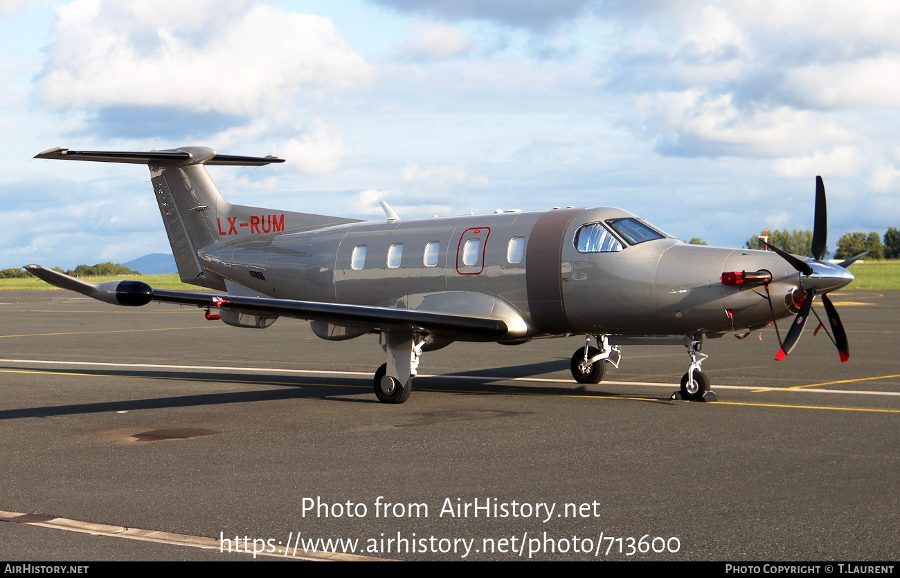 Aircraft Photo of LX-RUM | Pilatus PC-12NGX (PC-12/47E) | AirHistory.net #713600