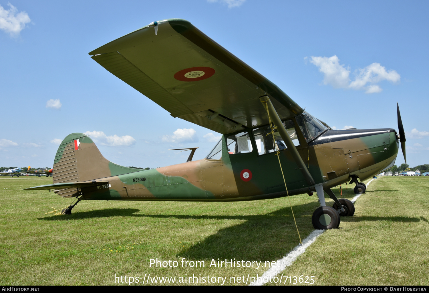 Aircraft Photo of N320DA / 61-2986 | Cessna O-1E Bird Dog | Malta - Air Force | AirHistory.net #713625