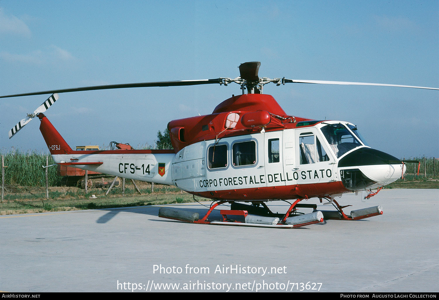 Aircraft Photo of I-CFSJ / CFS-14 | Agusta AB-412 Grifone | Italy - Corpo Forestale (CFS) | AirHistory.net #713627