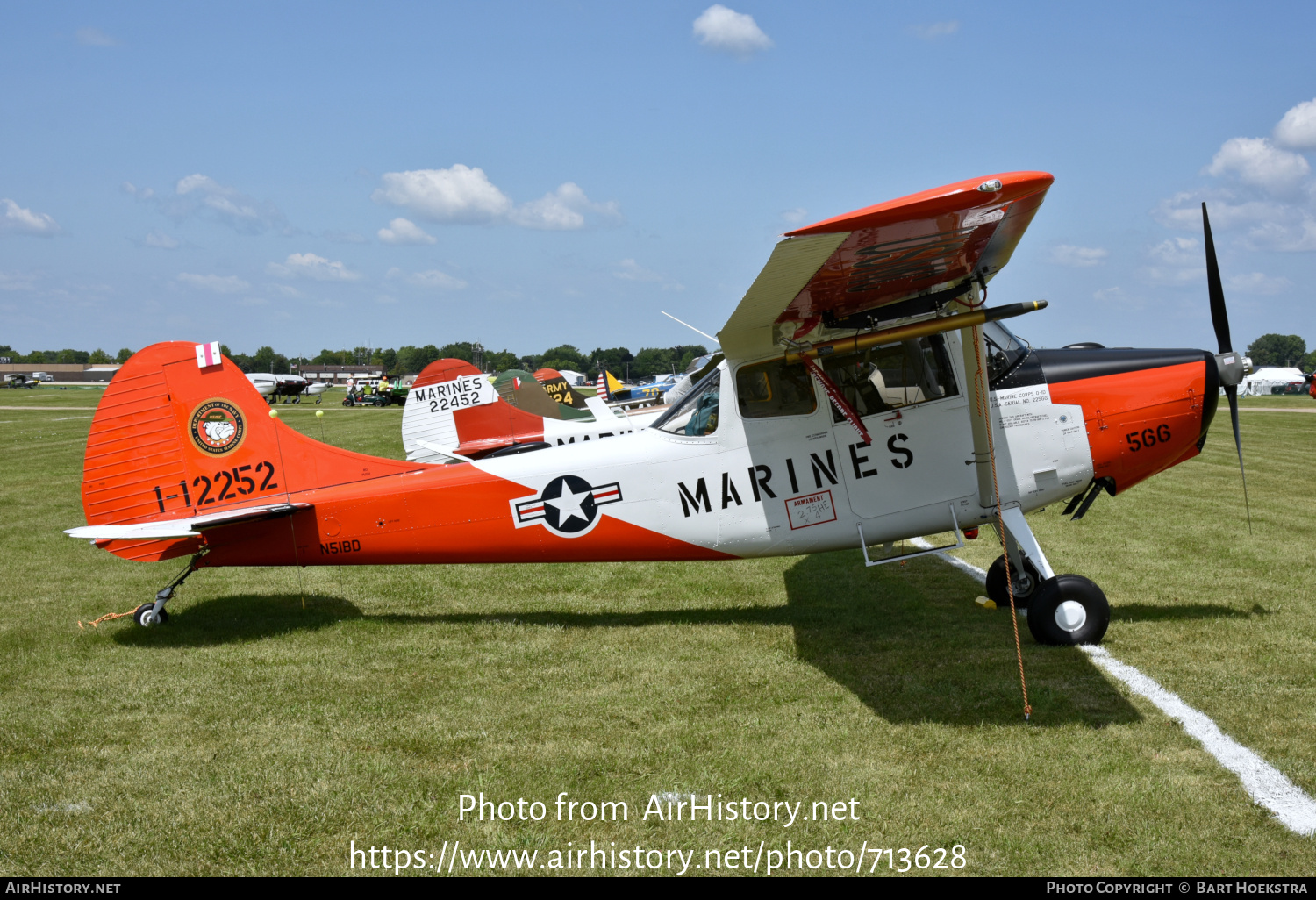 Aircraft Photo of N51BD / 1-12252 | Cessna 305A | USA - Marines | AirHistory.net #713628