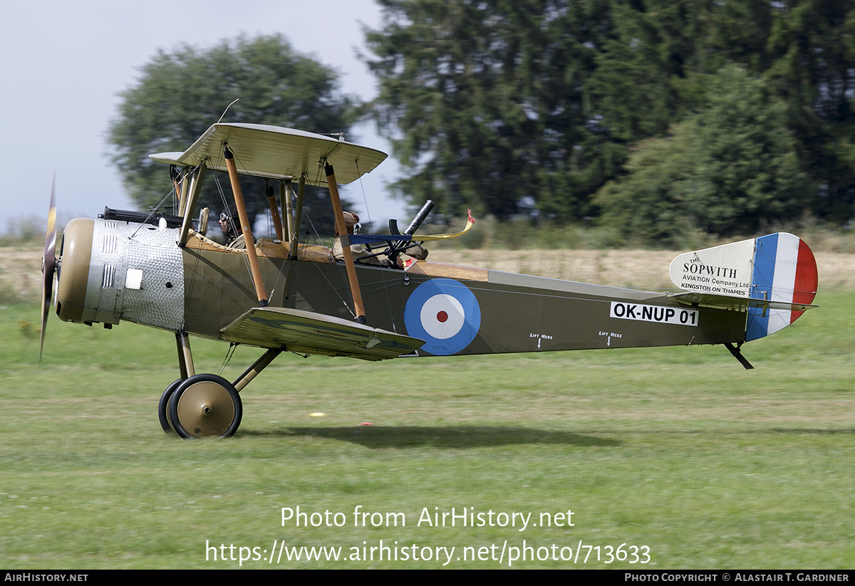 Aircraft Photo of OK-NUP 01 | Sopwith 1½ Strutter (replica) | UK - Air Force | AirHistory.net #713633