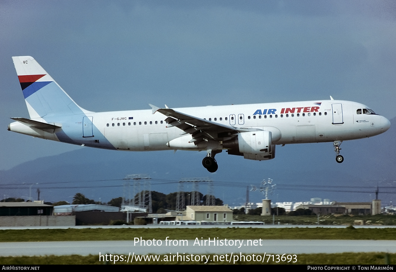 Aircraft Photo of F-GJVC | Airbus A320-211 | Air Inter | AirHistory.net #713693