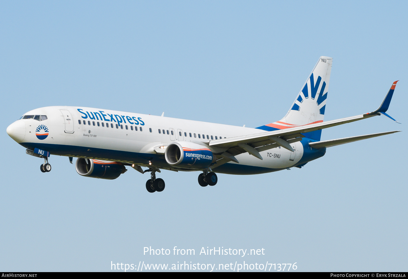 Aircraft Photo of TC-SNU | Boeing 737-8HC | SunExpress | AirHistory.net #713776