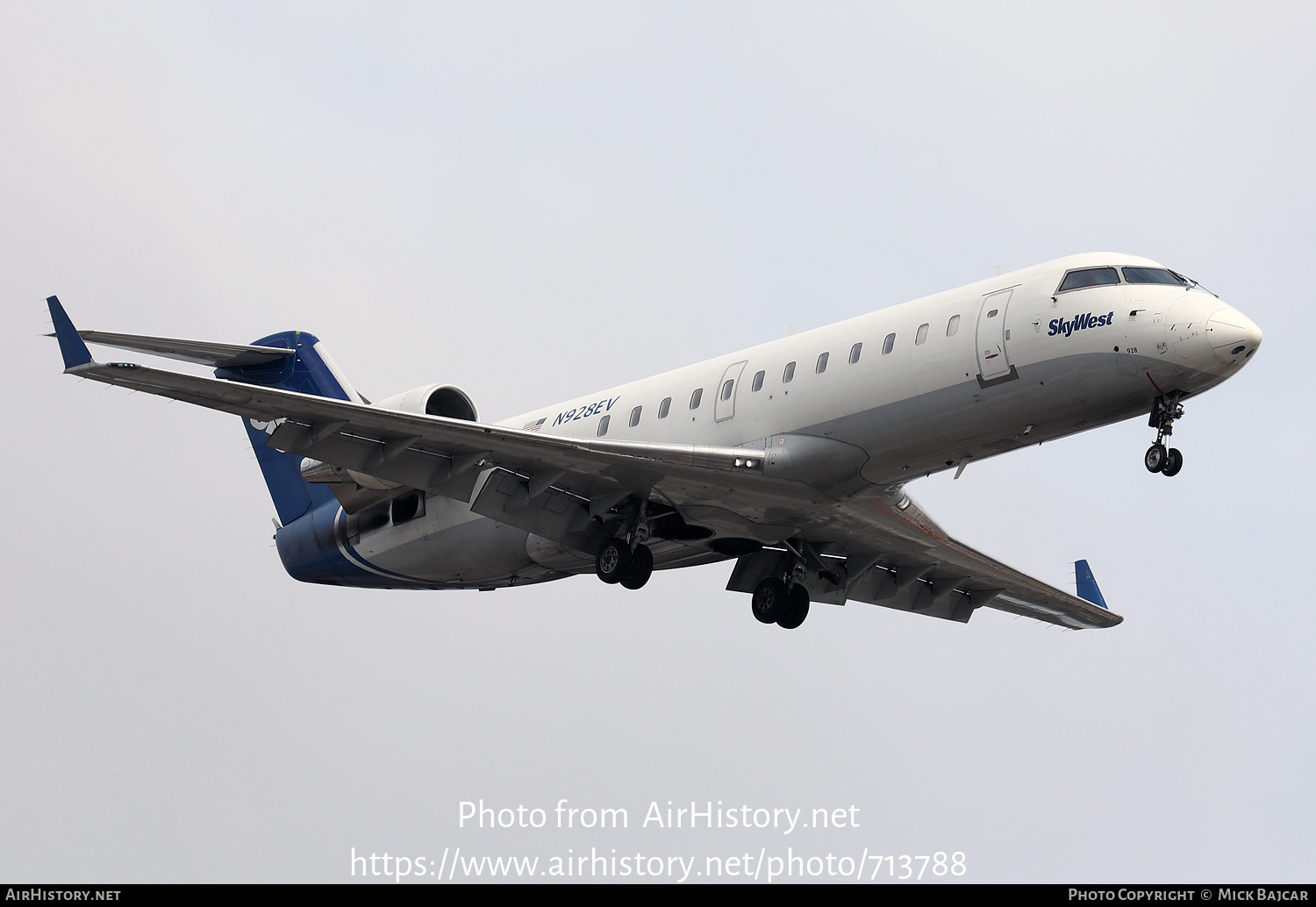 Aircraft Photo of N928EV | Bombardier CRJ-200ER (CL-600-2B19) | SkyWest Airlines | AirHistory.net #713788