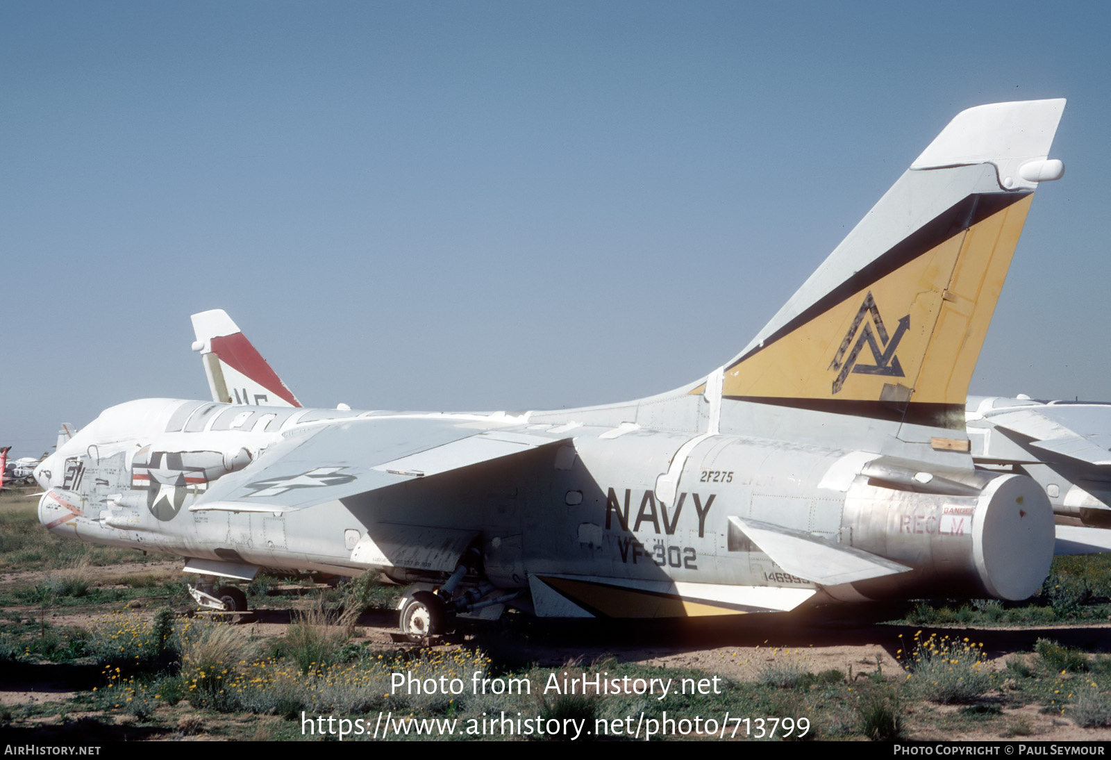 Aircraft Photo of 146999 | Vought F-8K Crusader | USA - Navy | AirHistory.net #713799