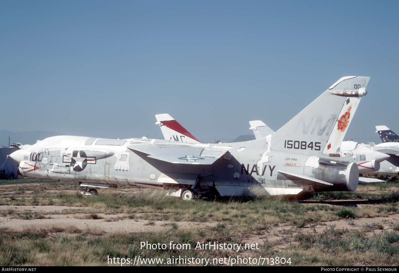 Aircraft Photo of 150845 | Vought F-8J Crusader | USA - Navy | AirHistory.net #713804