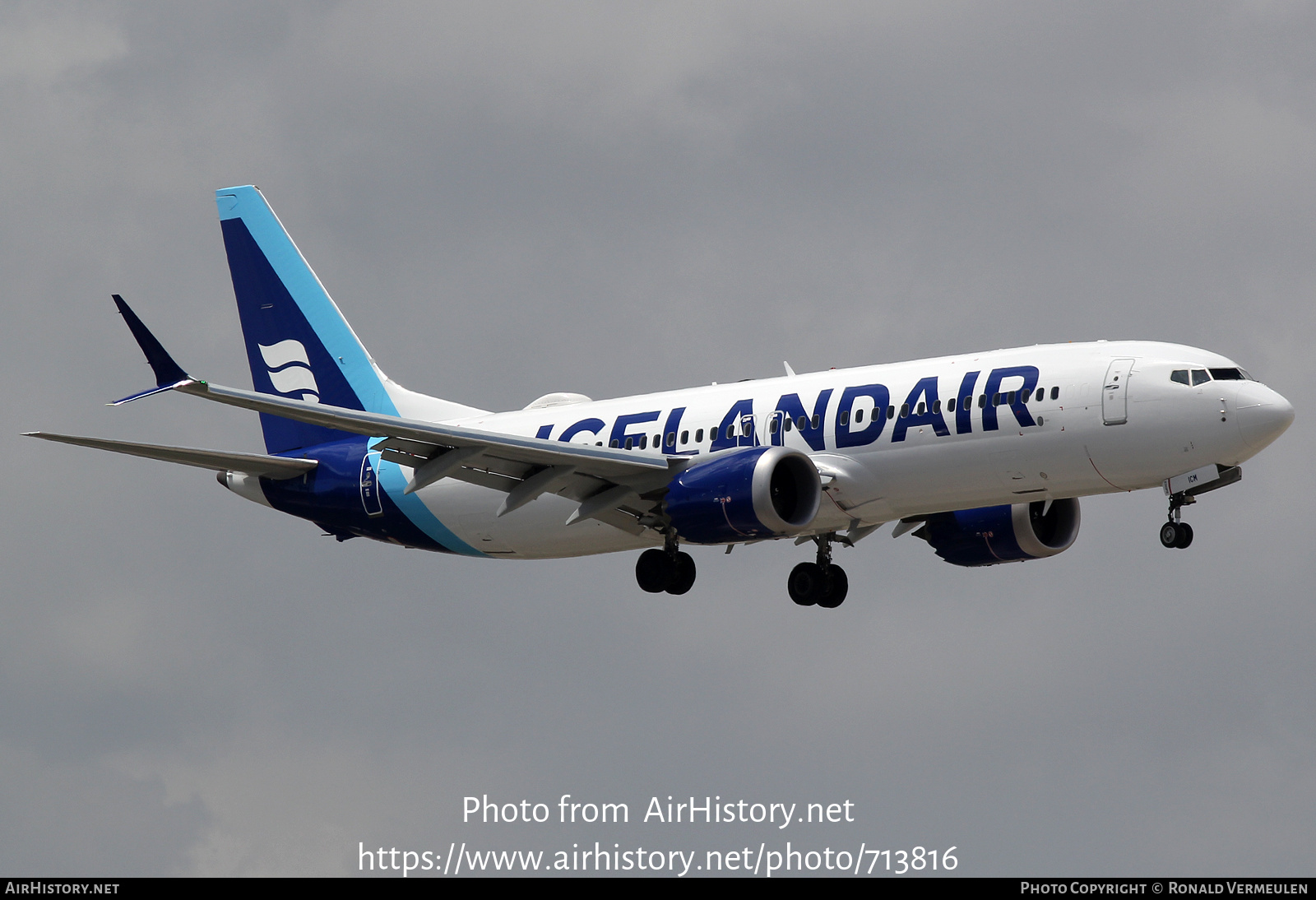 Aircraft Photo of TF-ICM | Boeing 737-8 Max 8 | Icelandair | AirHistory.net #713816