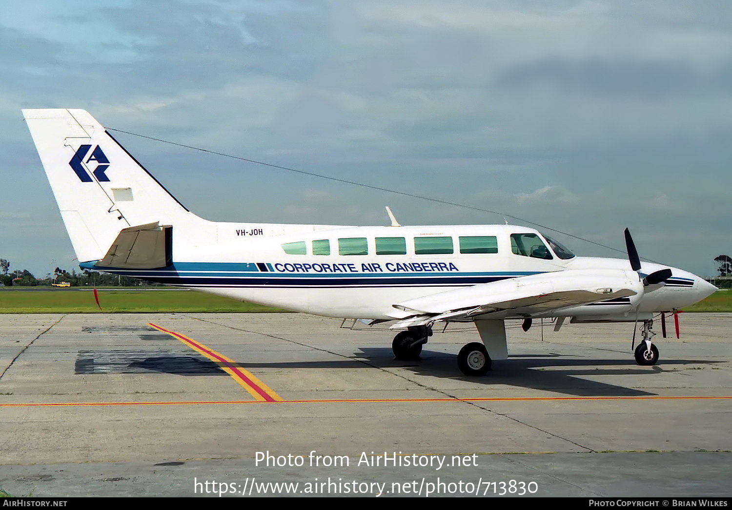 Aircraft Photo of VH-JOH | Cessna 404 Titan | Corporate Air Canberra | AirHistory.net #713830