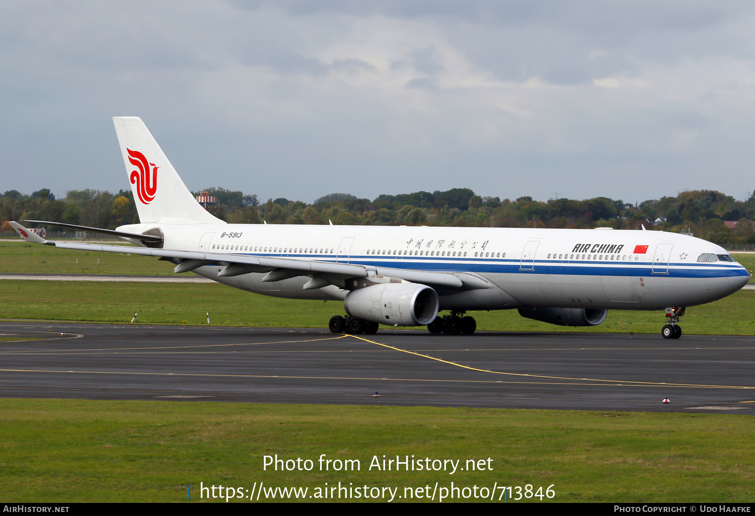 Aircraft Photo of B-5913 | Airbus A330-343E | Air China | AirHistory.net #713846