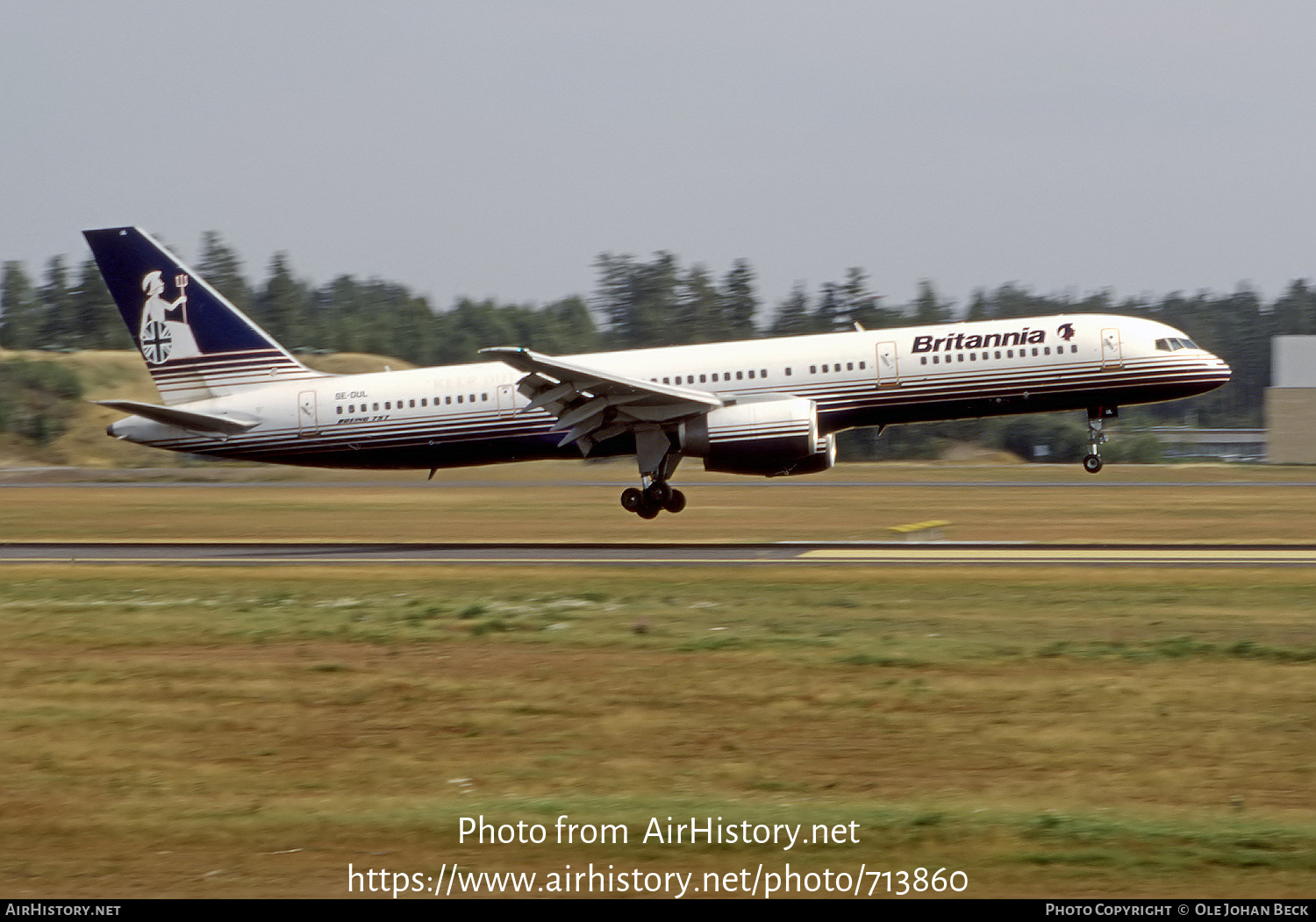 Aircraft Photo of SE-DUL | Boeing 757-2Y0 | Britannia Nordic | AirHistory.net #713860