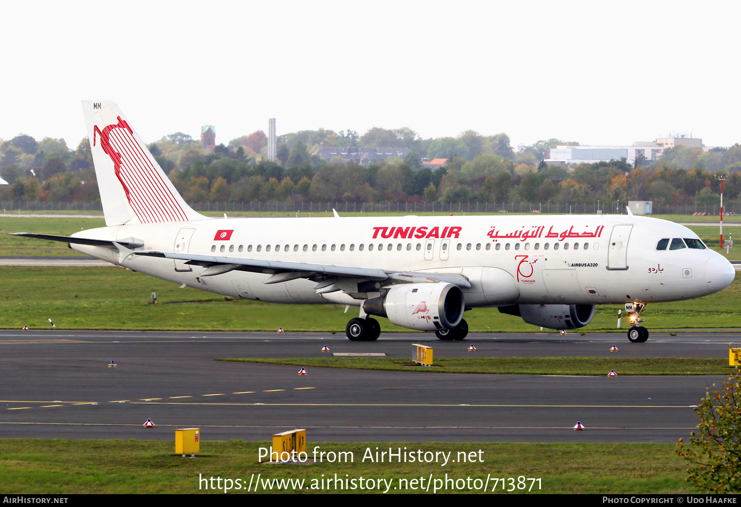 Aircraft Photo of TS-IMM | Airbus A320-211 | Tunisair | AirHistory.net #713871