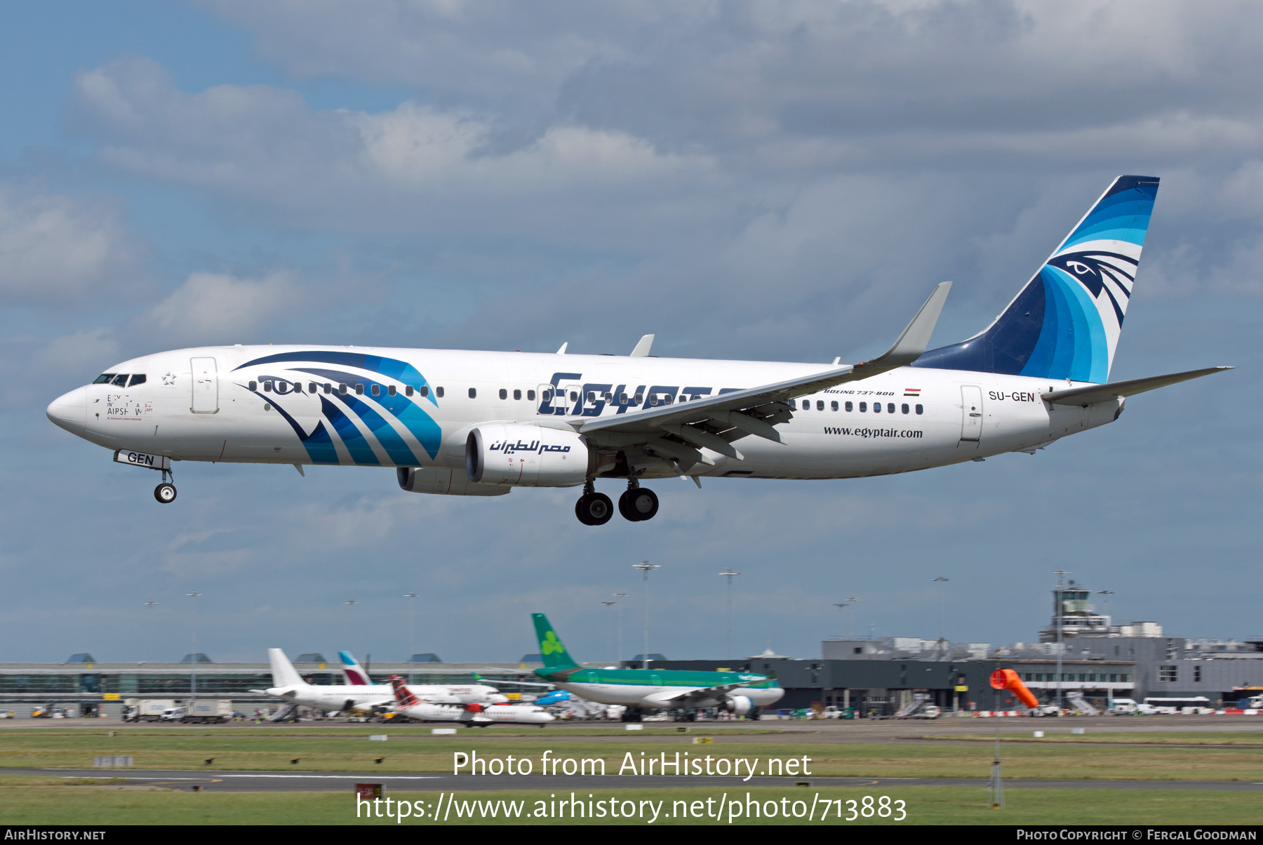 Aircraft Photo of SU-GEN | Boeing 737-800 | EgyptAir | AirHistory.net #713883