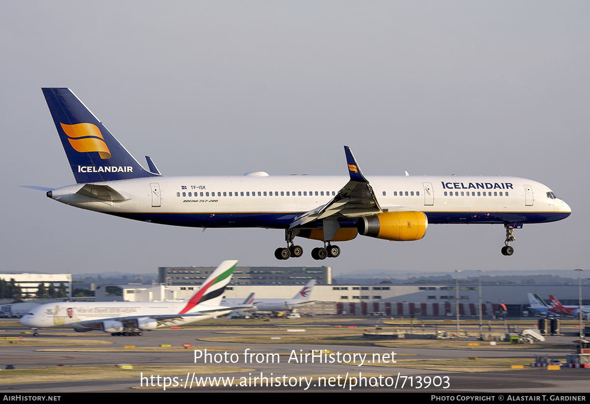 Aircraft Photo of TF-ISK | Boeing 757-223 | Icelandair | AirHistory.net #713903