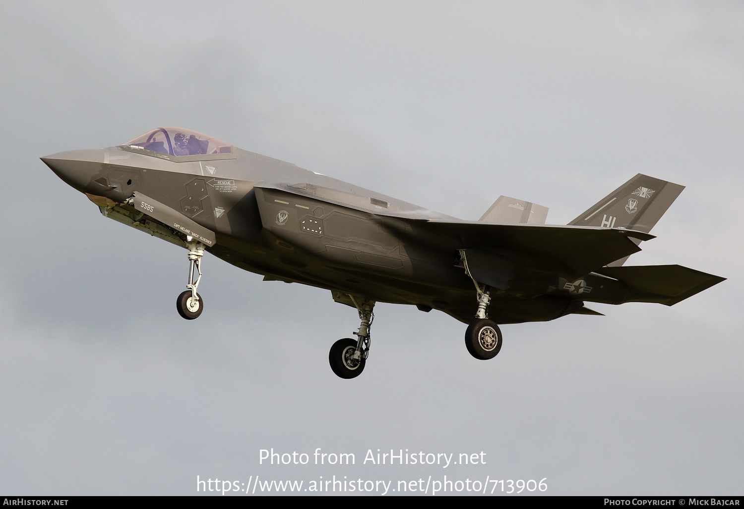 Aircraft Photo of 20-5585 | Lockheed Martin F-35A Lightning II | USA - Air Force | AirHistory.net #713906