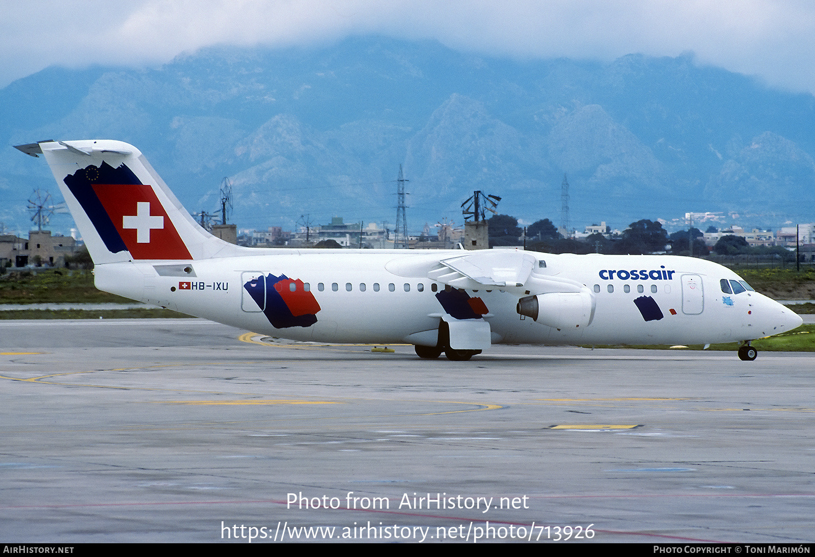 Aircraft Photo of HB-IXU | British Aerospace Avro 146-RJ100 | Crossair | AirHistory.net #713926