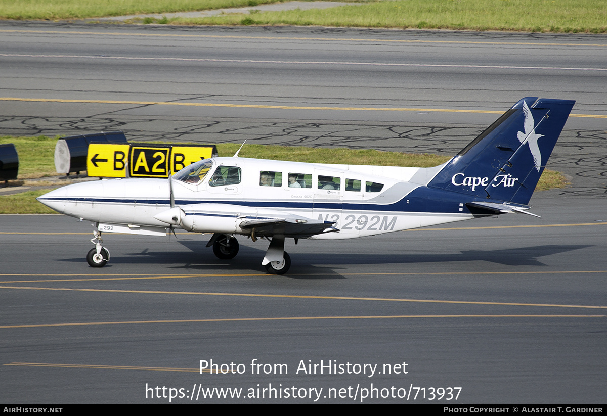 Aircraft Photo of N3292M | Cessna 402C Businessliner-II | Cape Air | AirHistory.net #713937