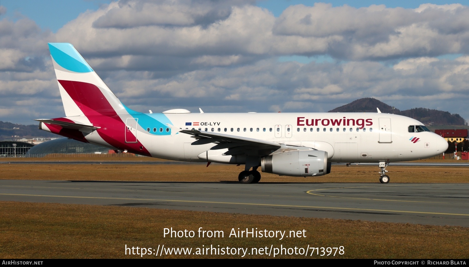 Aircraft Photo of OE-LYV | Airbus A319-132 | Eurowings | AirHistory.net #713978