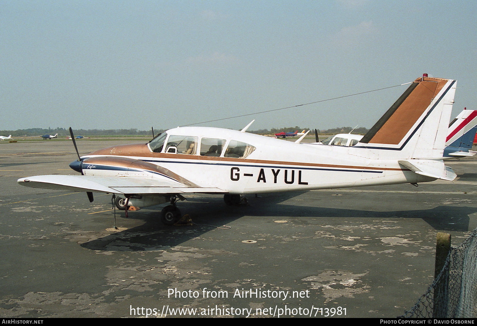 Aircraft Photo of G-AYUL | Piper PA-23-250 Aztec | AirHistory.net #713981