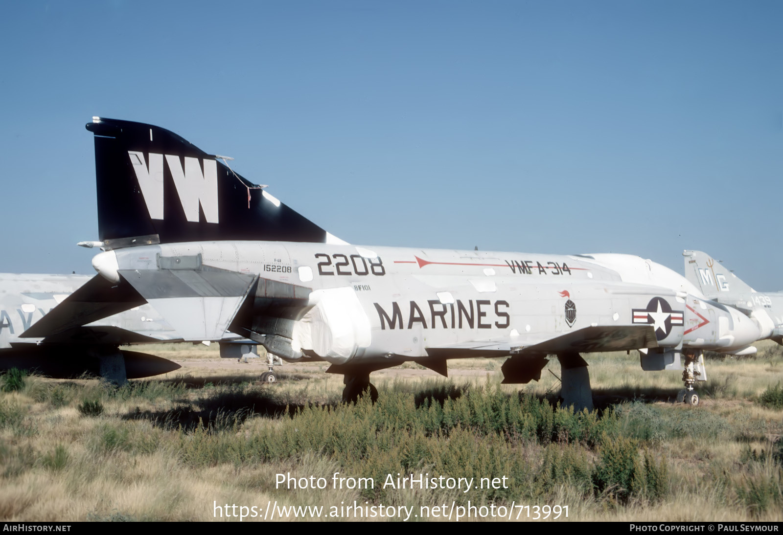 Aircraft Photo of 152208 / 2208 | McDonnell F-4N Phantom II | USA - Marines | AirHistory.net #713991