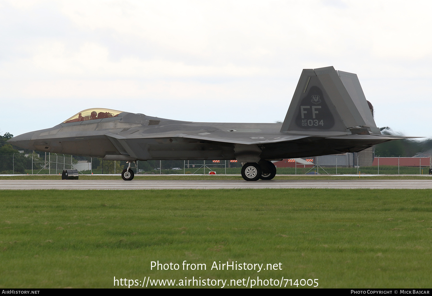 Aircraft Photo of 02-4034 / AF02-034 | Lockheed Martin F-22A Raptor | USA - Air Force | AirHistory.net #714005