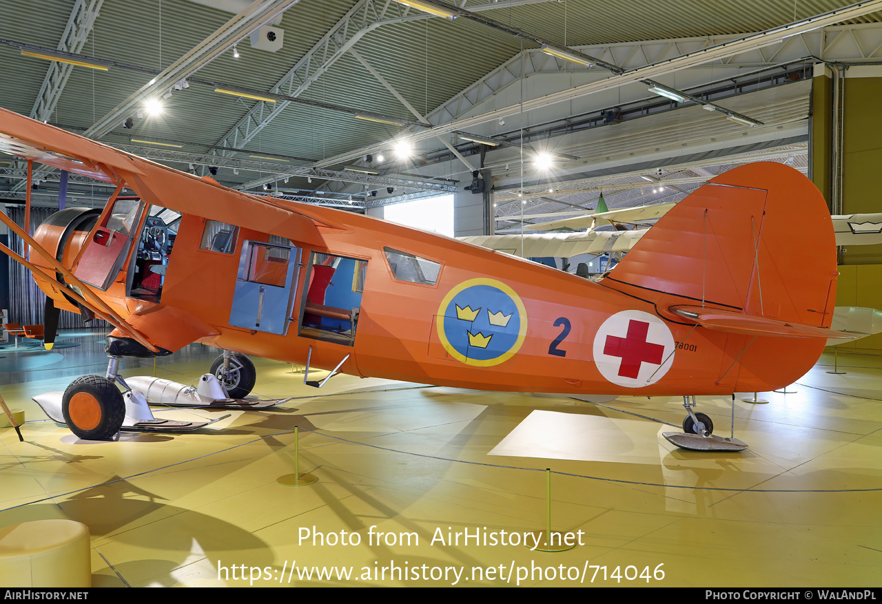 Aircraft Photo of 78001 | Noorduyn Tp78 Norseman | Sweden - Air Force | AirHistory.net #714046