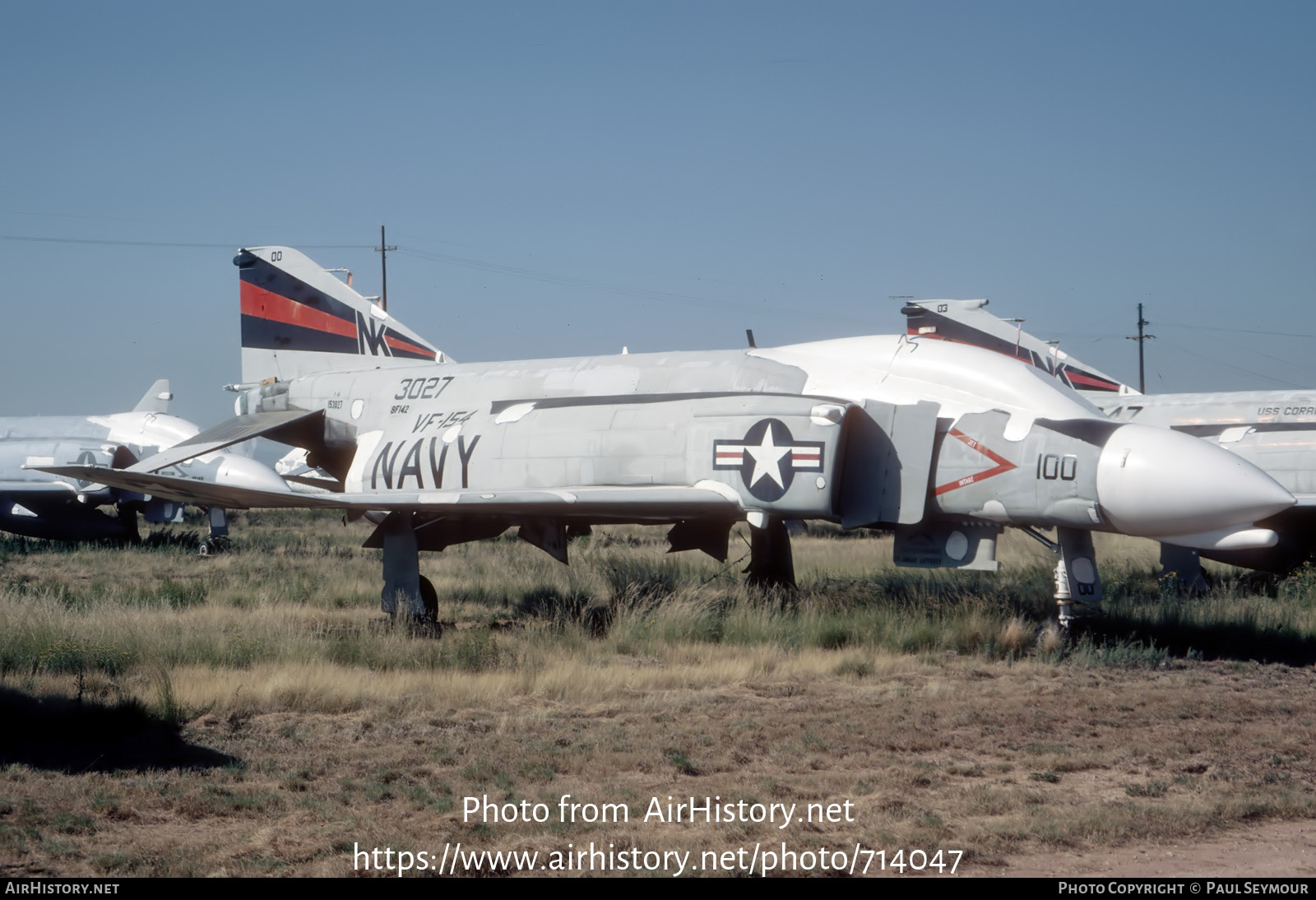 Aircraft Photo of 153027 / 3027 | McDonnell F-4N Phantom II | USA - Navy | AirHistory.net #714047