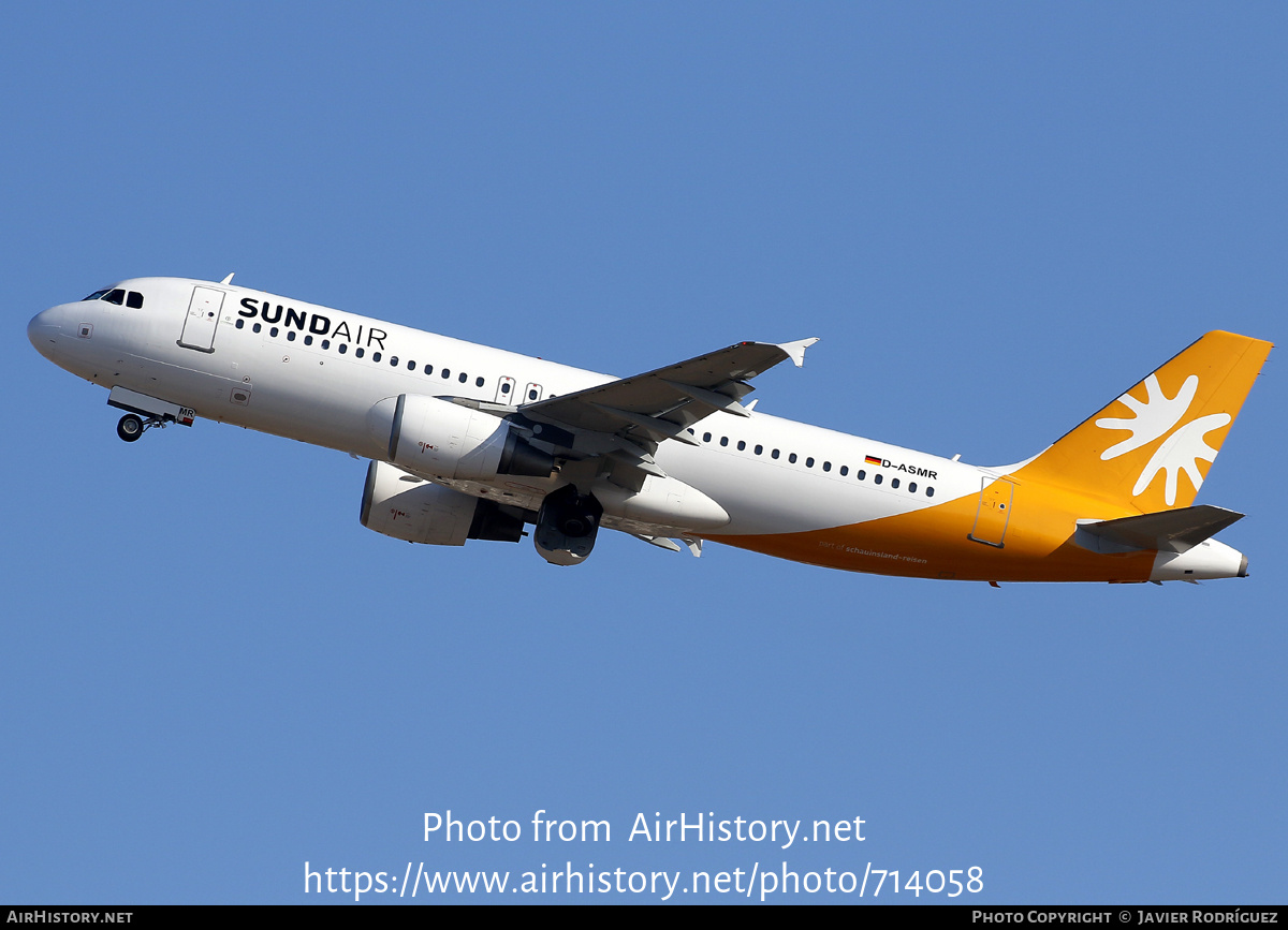 Aircraft Photo of D-ASMR | Airbus A320-214 | Sundair | AirHistory.net #714058