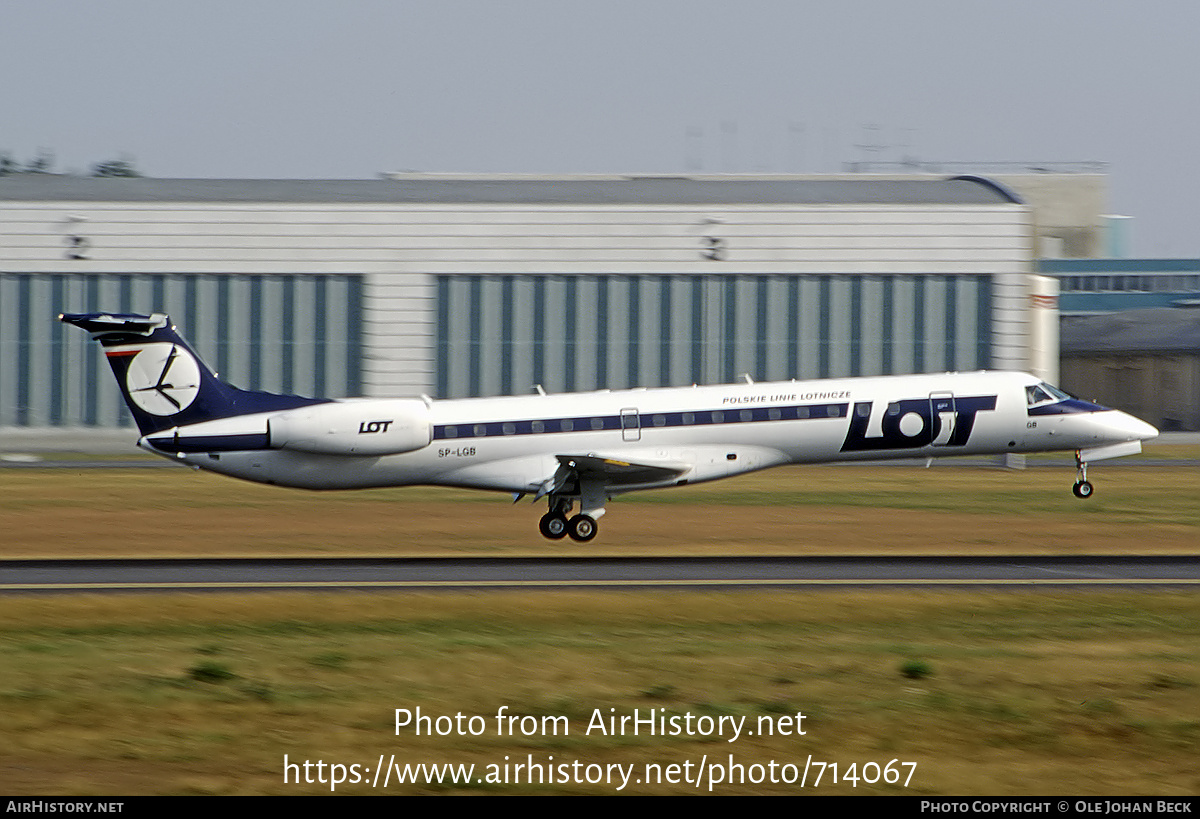 Aircraft Photo of SP-LGB | Embraer ERJ-145EP (EMB-145EP) | LOT Polish Airlines - Polskie Linie Lotnicze | AirHistory.net #714067