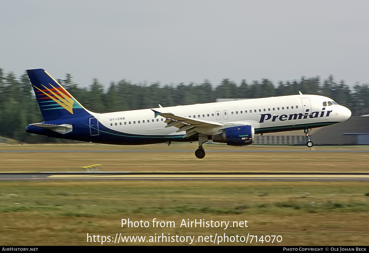 Aircraft Photo of OY-CNB | Airbus A320-211 | Premiair | AirHistory.net #714070