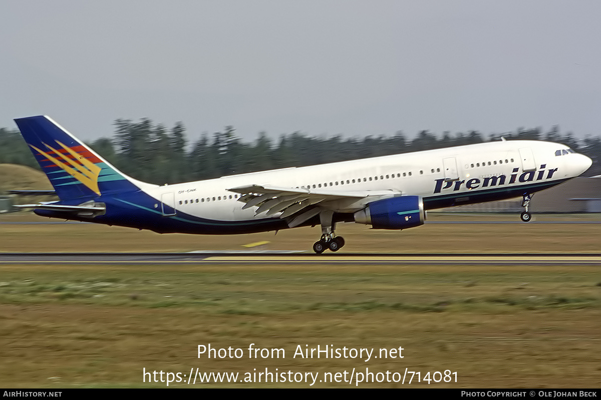 Aircraft Photo of OY-CNK | Airbus A300B4-120 | Premiair | AirHistory.net #714081