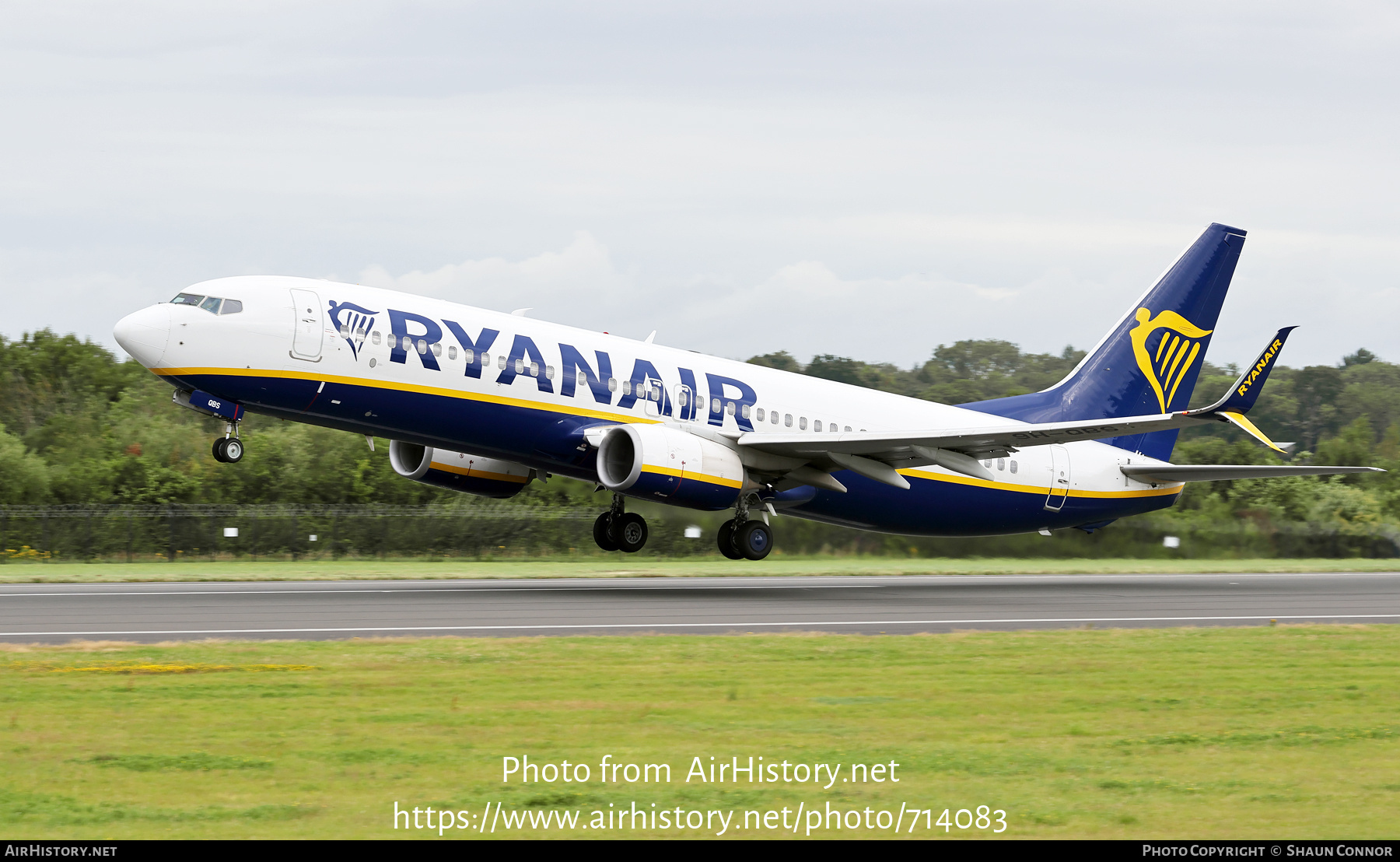 Aircraft Photo of 9H-QBS | Boeing 737-8AS | Ryanair | AirHistory.net #714083