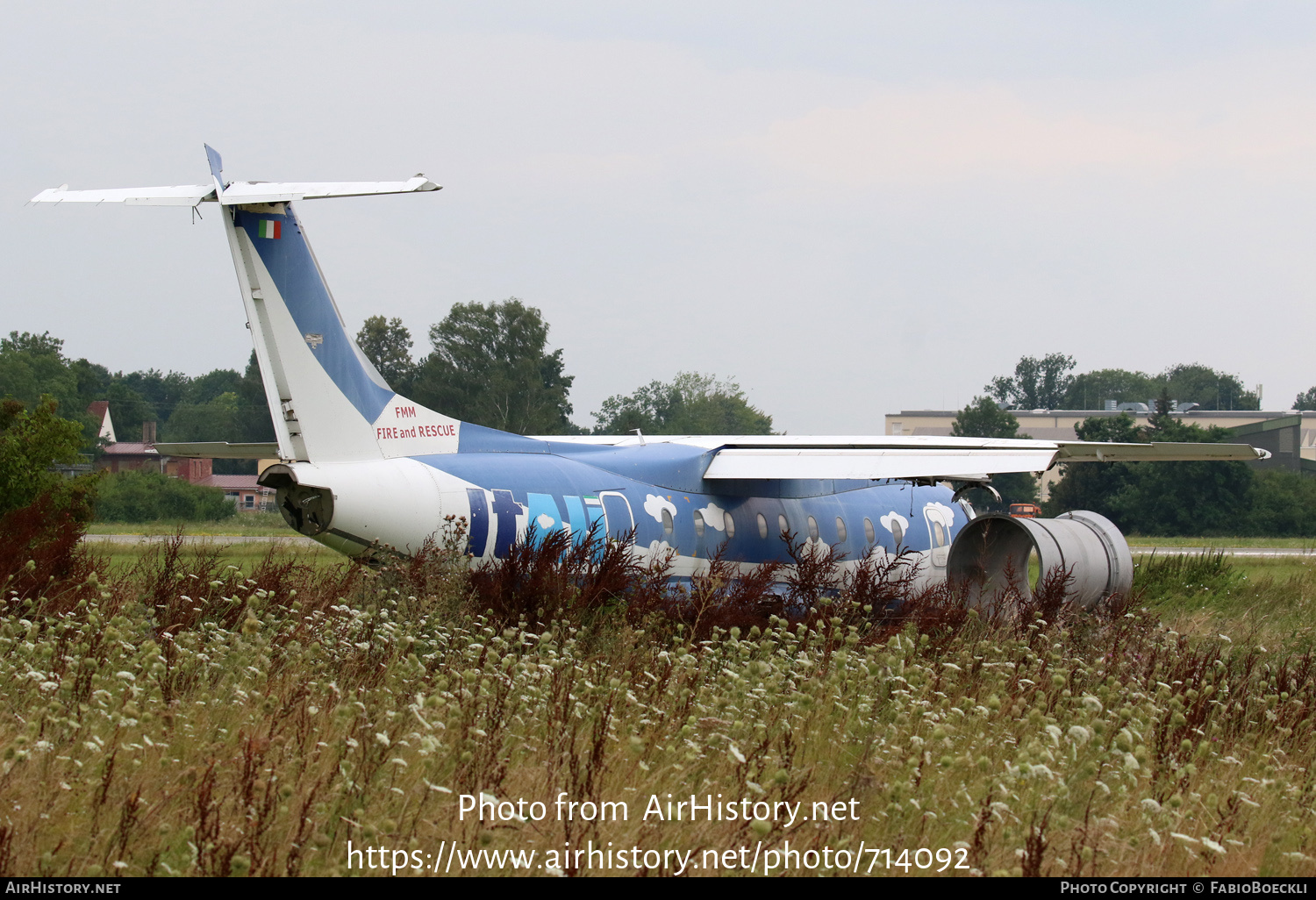 Aircraft Photo of I-ACLH | Fairchild Dornier 328-300 328JET | FMM Fire and Rescue | AirHistory.net #714092