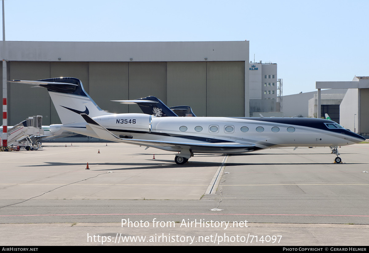 Aircraft Photo of N3546 | Gulfstream Aerospace G650ER (G-VI) | Nike | AirHistory.net #714097