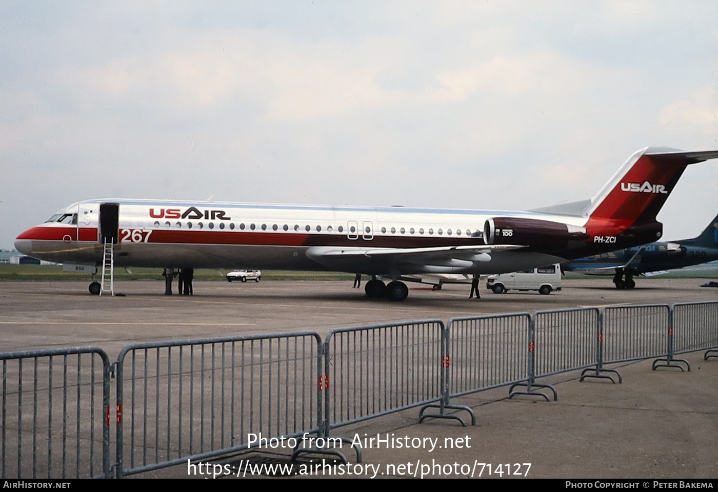 Aircraft Photo of PH-ZCI | Fokker 100 (F28-0100) | USAir | AirHistory.net #714127