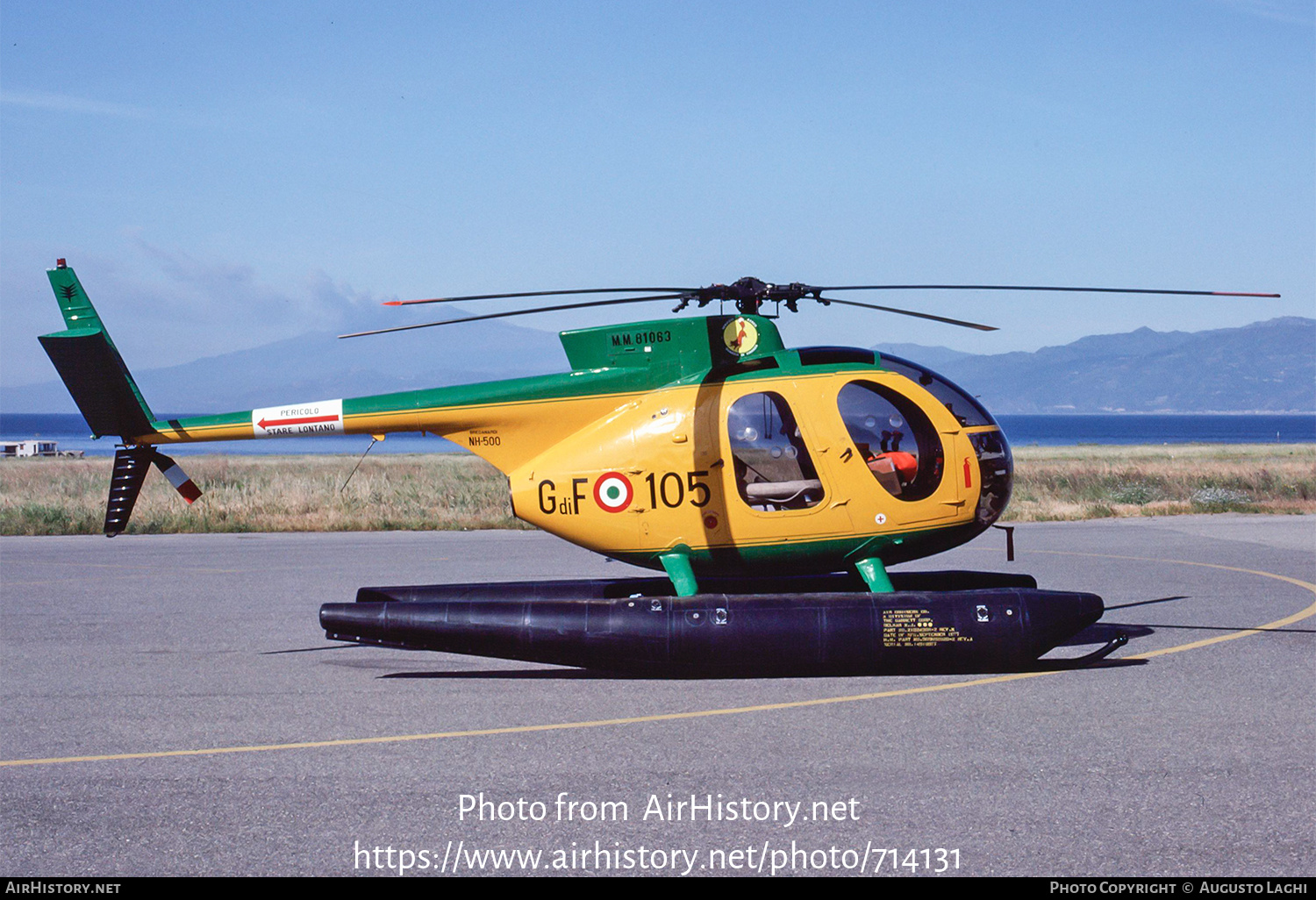 Aircraft Photo of MM81063 | Bredanardi-Hughes NH-500MC | Italy - Guardia di Finanza | AirHistory.net #714131