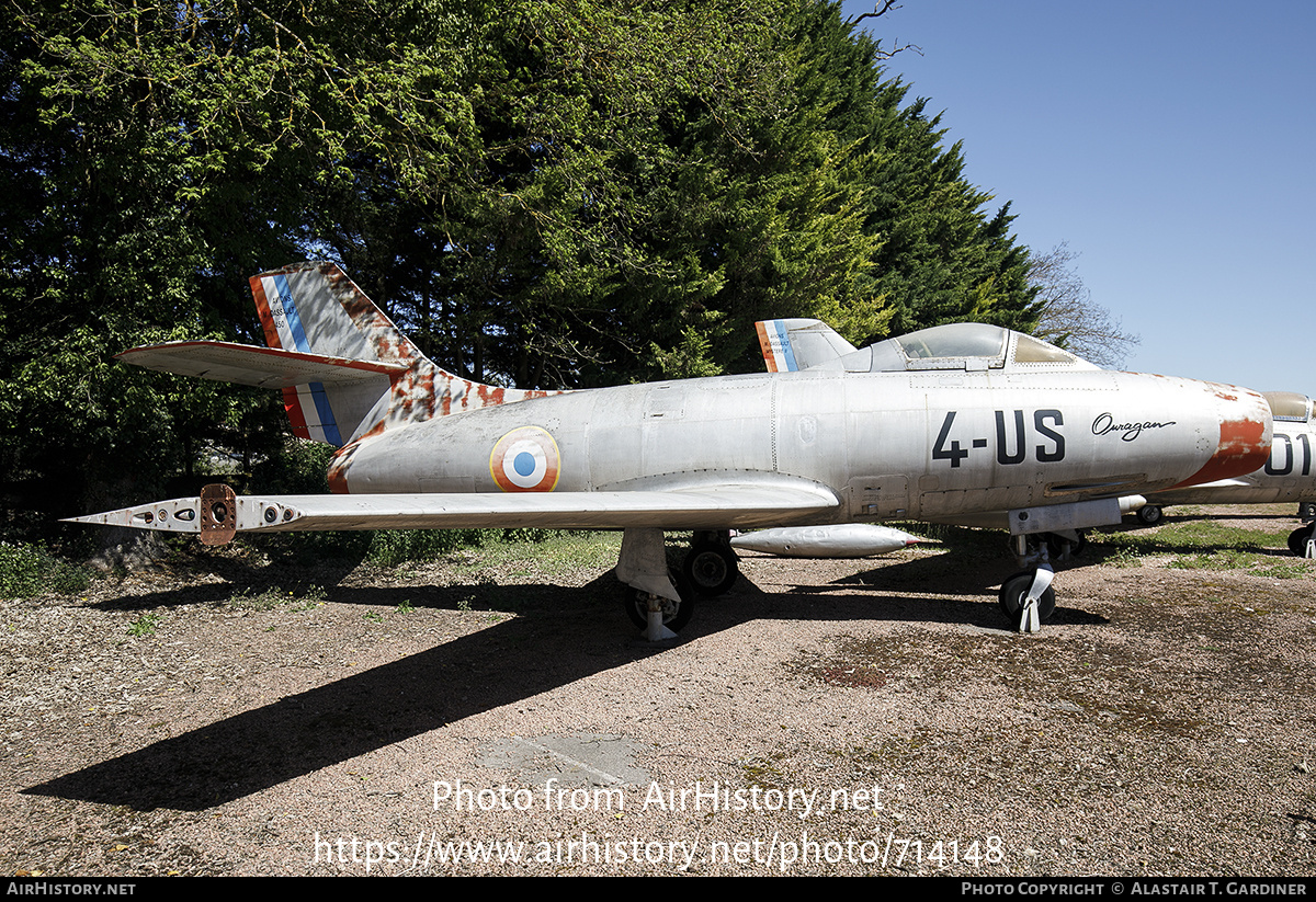 Aircraft Photo of 450 | Dassault MD-450 Ouragan | France - Air Force | AirHistory.net #714148