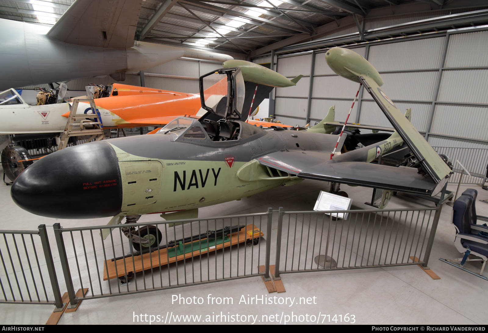 Aircraft Photo of WZ931 | De Havilland D.H. 112 Sea Venom FAW53 | Australia - Navy | AirHistory.net #714163