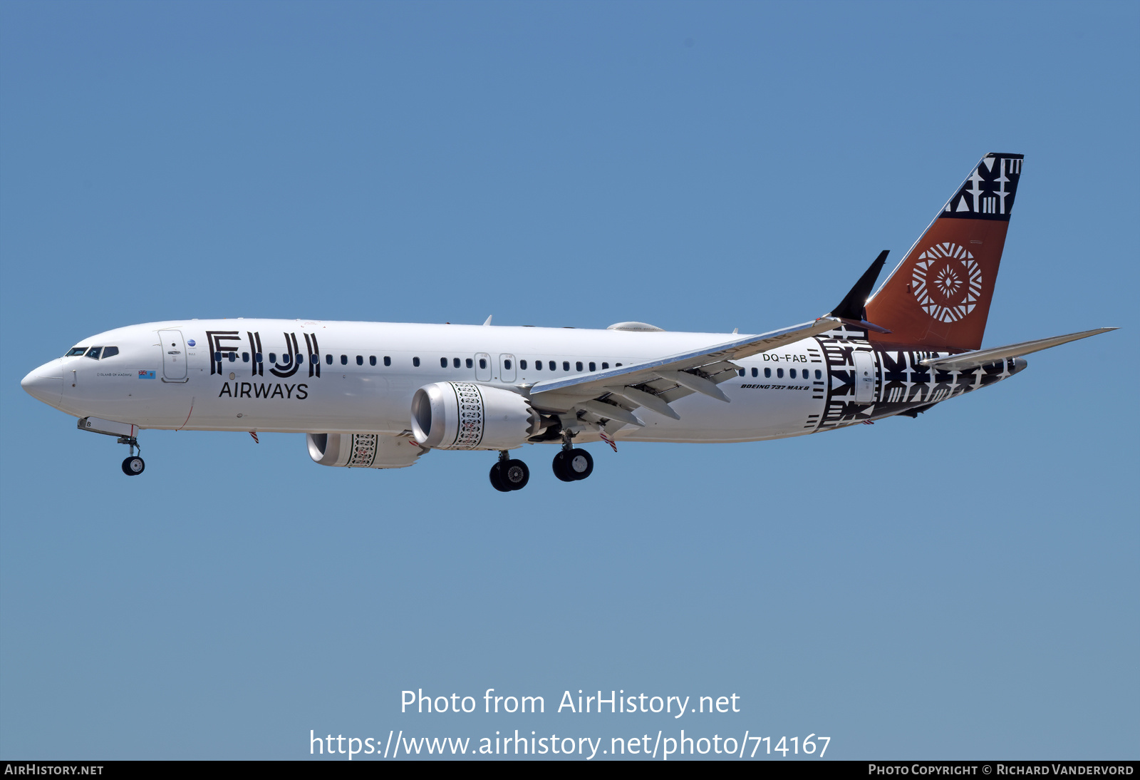 Aircraft Photo of DQ-FAB | Boeing 737-8 Max 8 | Fiji Airways | AirHistory.net #714167