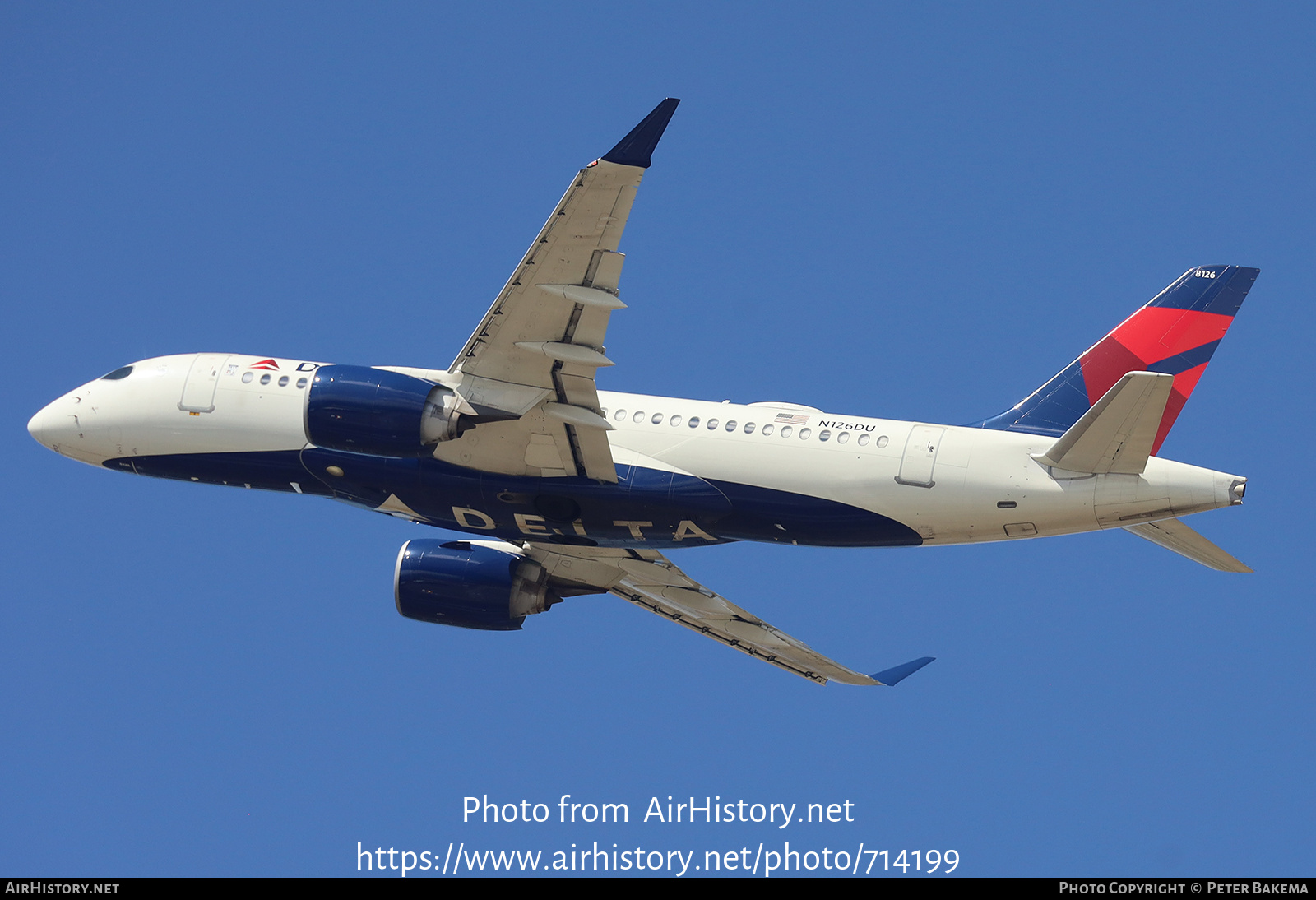 Aircraft Photo of N126DU | Airbus A220-171 (BD-500-1A10) | Delta Air Lines | AirHistory.net #714199