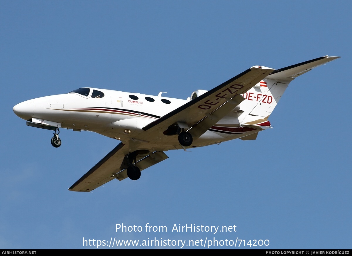 Aircraft Photo of OE-FZD | Cessna 510 Citation Mustang | GlobeAir | AirHistory.net #714200