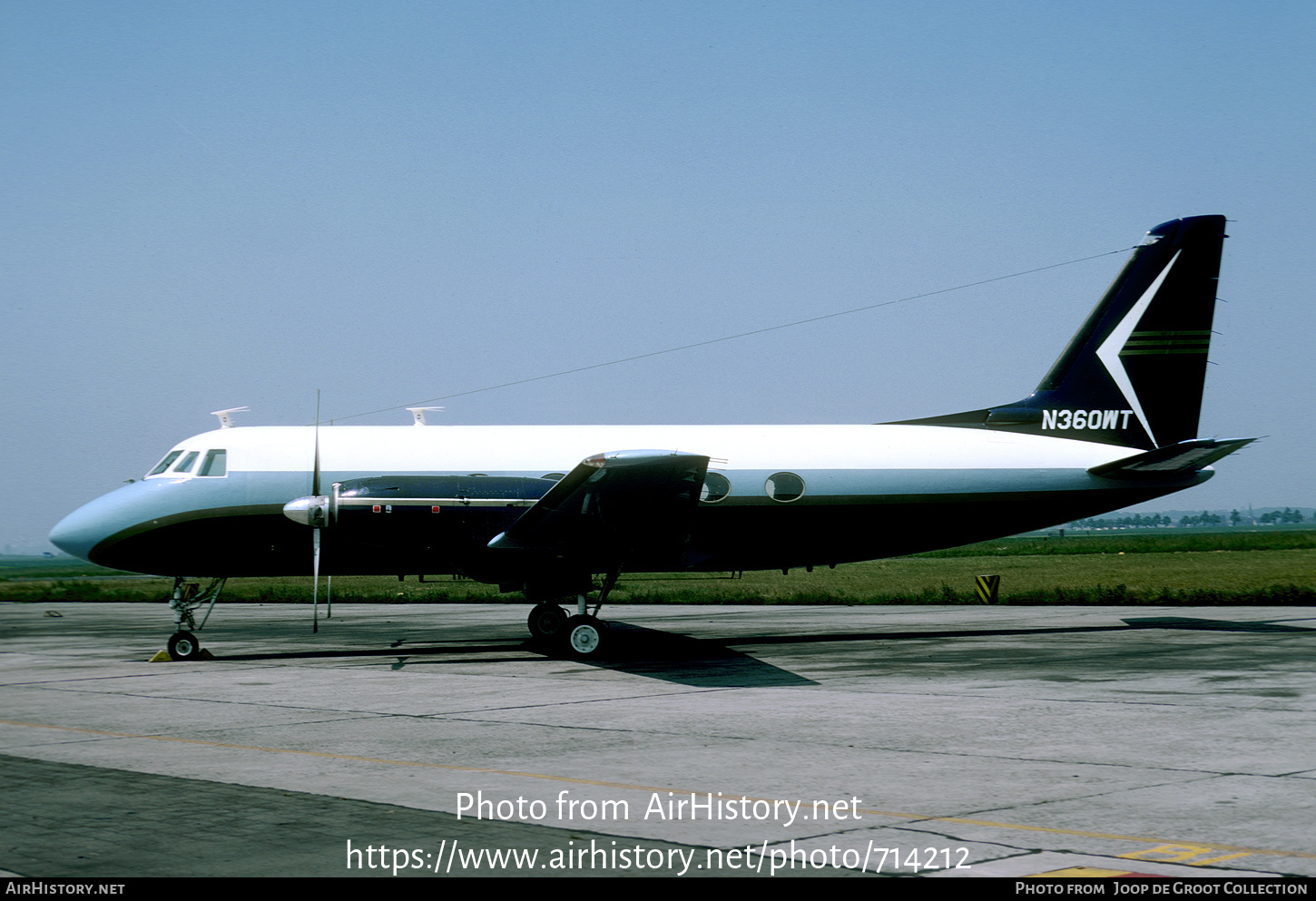 Aircraft Photo of N360WT | Grumman G-159 Gulfstream I | AirHistory.net #714212